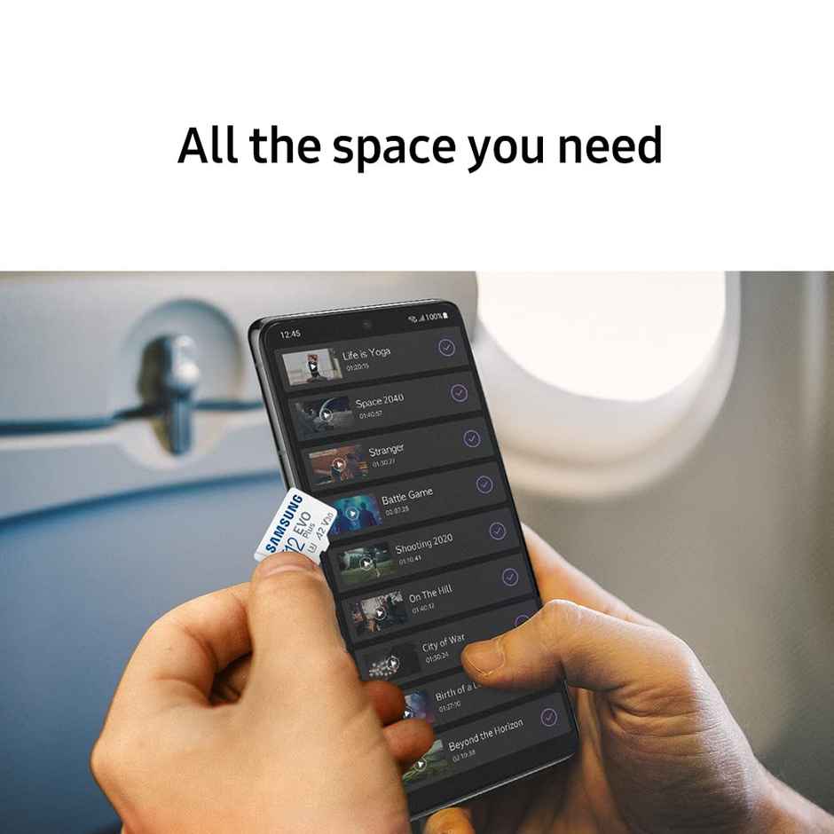 Samsung Evo Plus 256Gb Microsdxc Uhs-Iu3 160Mb/S Fullhd & 4Kuhd Memory Card With Adapter